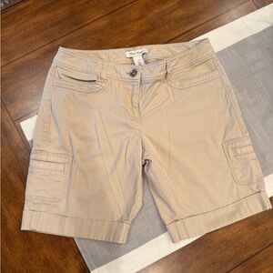 White House Black Market Khaki Women's Cargo Shorts